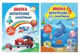 Harika Aktivitelerle Çıkartmalar Seti (2 Kitap Takım)