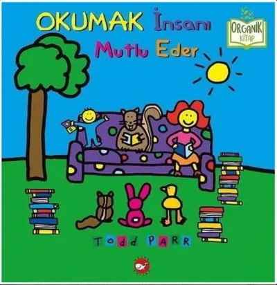 Okumak İnsanı Mutlu Eder-Organik Kitap (Ciltli)