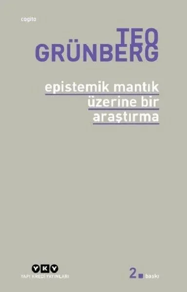 Epistemik Mantık Üzerine Bir Araştırma