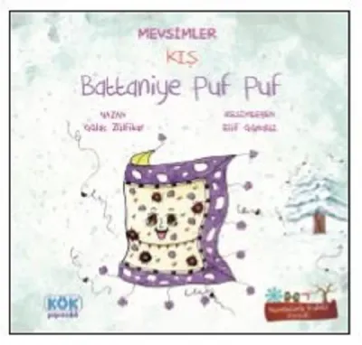 Mevsimler Kış Battaniye Puf Puf