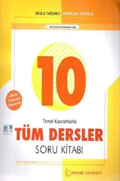 Palme 10.Sınıf Tüm Dersler Soru Kitabı 2019