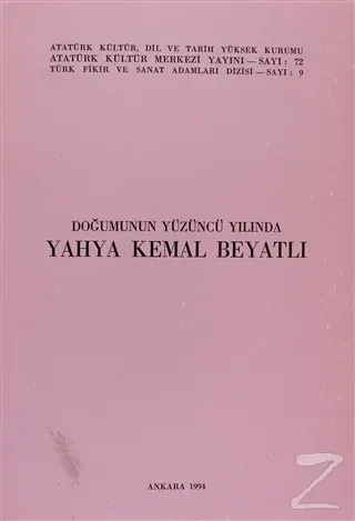 Doğumunun Yüzüncü Yılında Yahya Kemal Beyatlı