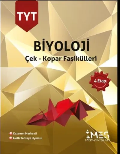 TYT Biyoloji Çek Kopar Fasikülleri 4 Etap