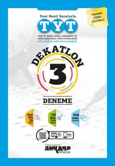 YKS - TYT Dekatlon 3 Deneme