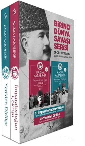 Birinci Dünya Savaşı Serisi Seti (2 Cilt - Kutusuz) Kazım Karabekir