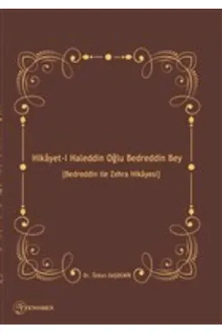 Hikayet-i Haleddin Oğlu Bedreddin Bey