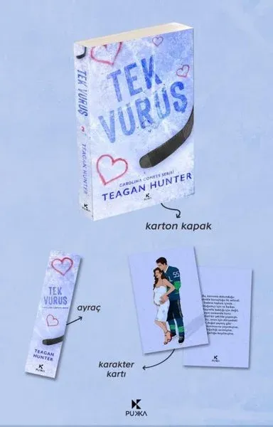 Tek Vuruş - Carolina Comets Serisi - Ayraç ve Karakter Kartı Hediyeli