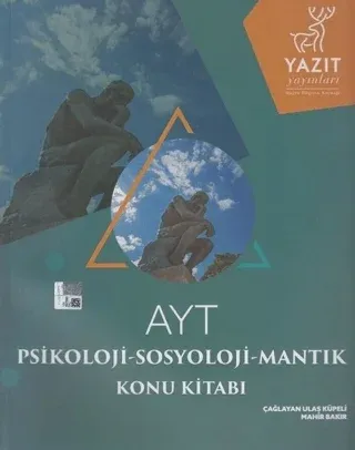 Yazıt YKS AYT Psikoloji Sosyoloji Mantık Konu Kitabı