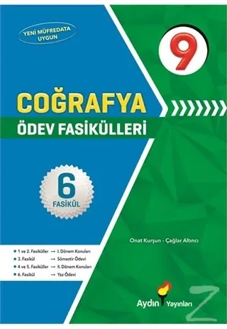 9. Sınıf Coğrafya Ödev Fasikülleri