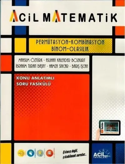 2022 Acil Matematik Permütasyon Kombinasyon Binom Olasılık