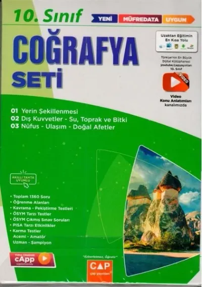 2022 10.Sınıf Anadolu Lisesi Coğrafya Seti