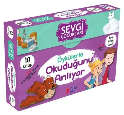 Sevgi Çocukları Öykülerle Okuduğunu Anlıyor Seti - 10 Kitap Takım - 2-3. Sınıflar İçin