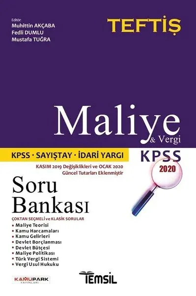 Maliye ve Vergi Hukuku Soru Bankası