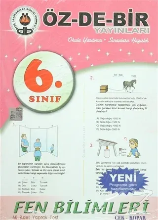 6. Sınıf Fen Bilimleri Yaprak Test