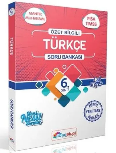 6. Sınıf Türkçe Özet Bilgili Soru Bankası 