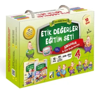 4.Sınıf Etik Değerler Eğitim Seti - 10 Kitap Takım