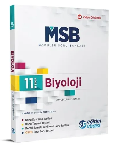 11.Sınıf Biyoloji Msb Modüler Soru Bankası
