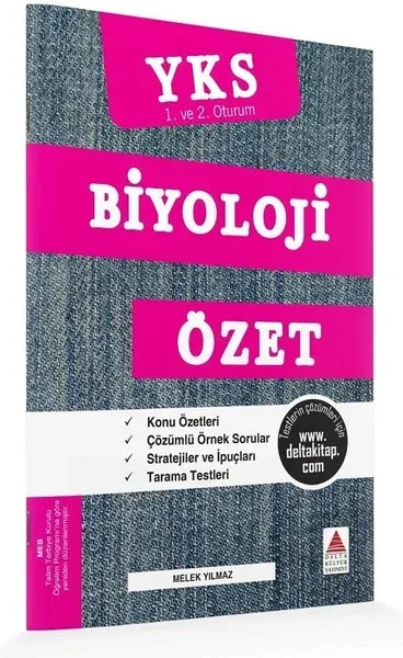 YKS 1. ve 2. Oturum Biyoloji Özet Melek Yılmaz