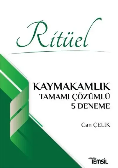 Ritüel Kaymakamlık Tamamı Çözümlü 5 Deneme