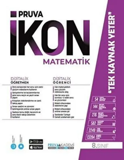 8. Sınıf İkon Matematik Konu Anlatım Kitabı