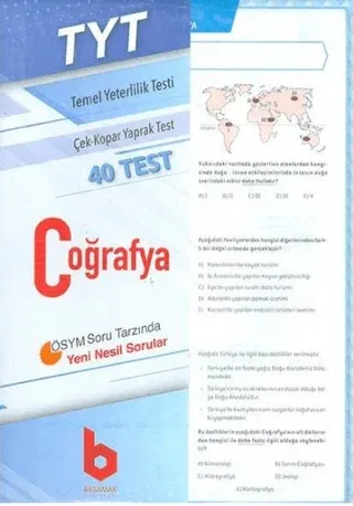 2020 TYT Coğrafya Çek - Kopar Yaprak Test