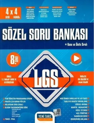 2022 8.Sınıf LGS Sözel Soru Bankası
