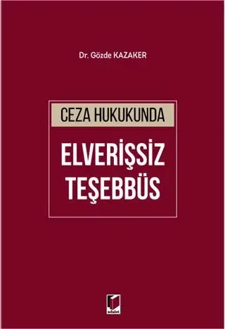 Ceza Hukukunda Elverişsiz Teşebbüs