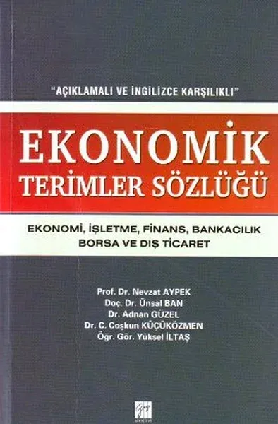 Ekonomik Terimler Sözlüğü