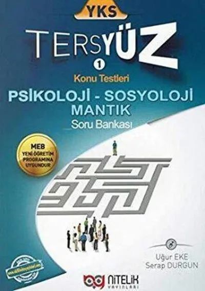 YKS TersYüz Konu Testleri Psikoloji-Sosyoloji-Mantık Soru Bankası