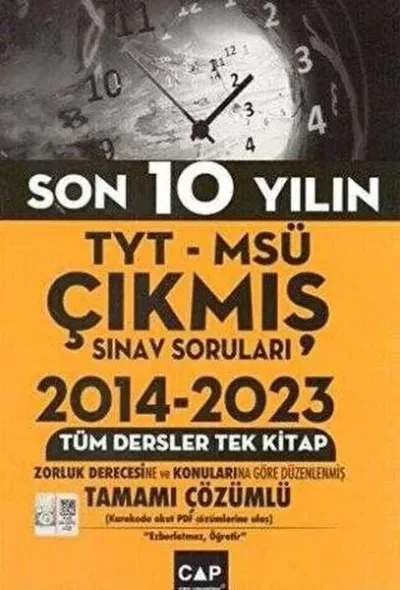 TYT MSÜ Son 10 Yılın Çıkmış Soruları