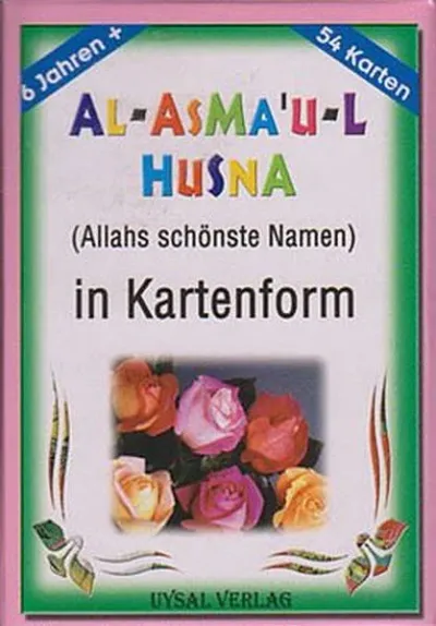 Lernkarten - Al-Asma'u-l Husna (Allahs schönste Namen) in Kartenform