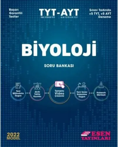 2022 TYT AYT Biyoloji Soru Bankası