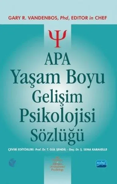 APA Yaşam Boyu Gelişim Psikolojisi Sözlüğü (Ciltli)