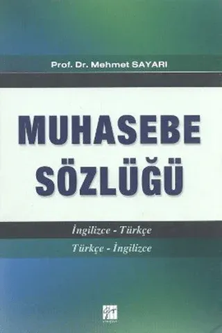 Muhasebe Sözlüğü