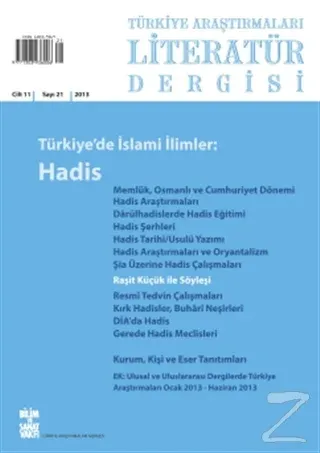 Türkiye Araştırmaları Literatür Dergisi Cilt 11 Sayı: 21