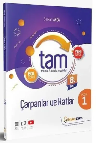 8. Sınıf Matematik TAM Teknik Analiz Modülleri 1 Çarpanlar ve Katlar