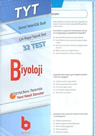 2020 TYT Biyoloji Çek - Kopar Yaprak Test