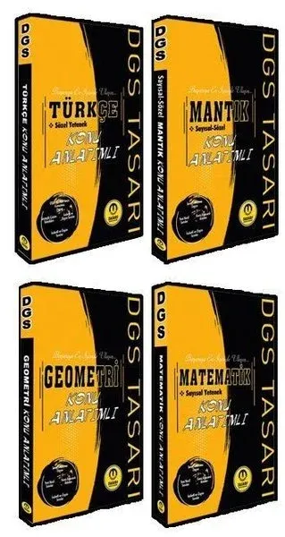 DGS Konu Anlatımı 4 Kitap Set