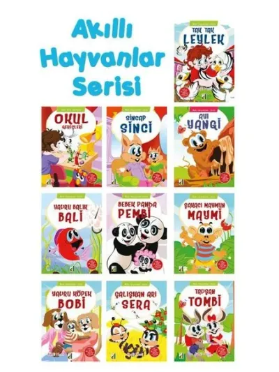 Akıllı Hayvanlar Serisi - 10 Kitap Takım