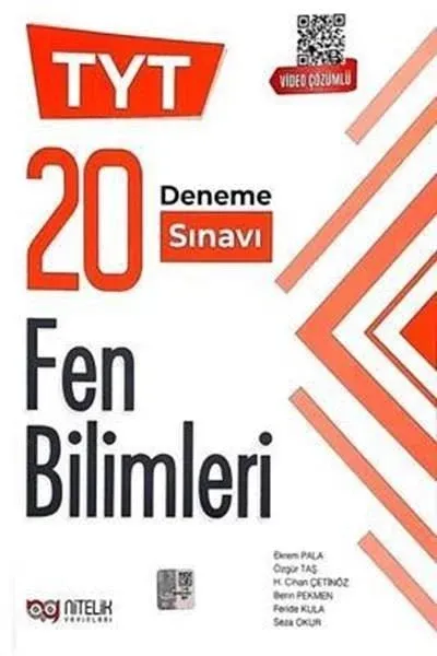 Nitelik YKS TYT Fen Bilimleri 20 Deneme Sınavı Video Çözümlü
