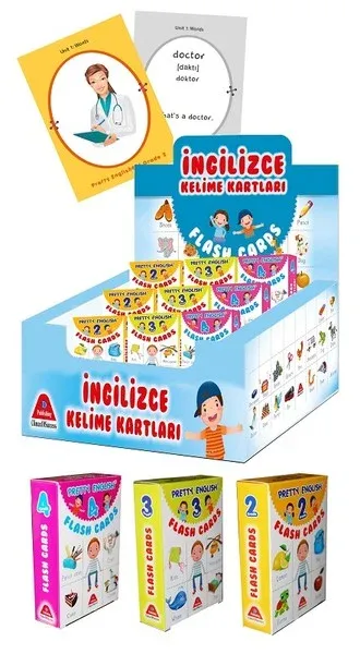 İngilizce Kelime Kartları-30 Kutu