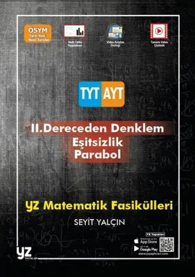 YZ YKS TYT AYT 2. Dereceden Denklem Eşitsizlik Parabol