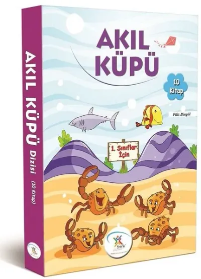 1.Sınıflar İçin Akıl Küpü Dizisi Seti-10 Kitap Takım