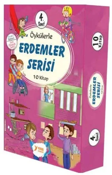 4. Sınıf Öykülerle Erdemler Serisi (10 Kitaplık Set)