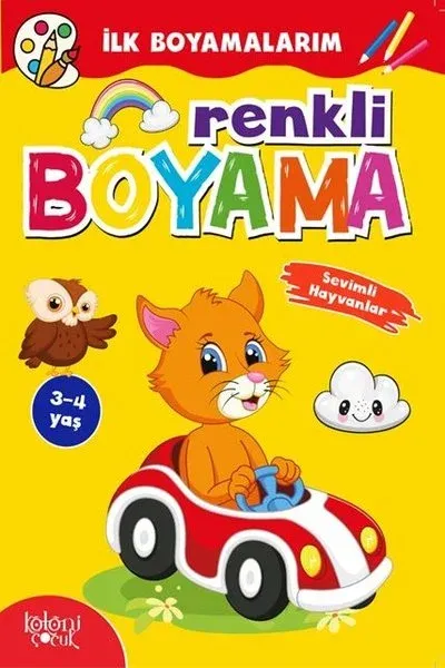 Renkli Boyama - Sevimli Hayvanlar Hatice Nurbanu Karaca