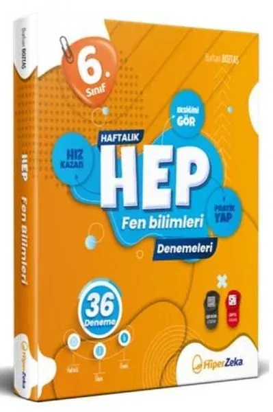 6. Sınıf Haftalık HEP Fen Bilimleri 36 Deneme