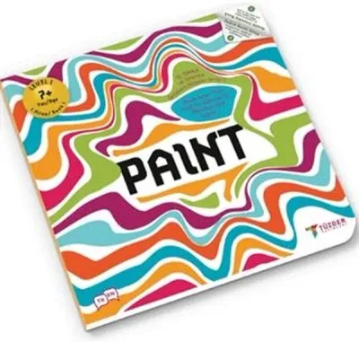 Paint 7+ Yaş - Level 1 1.Kitap - IQ Dikkat ve Yetenek Geliştiren Kitaplar Serisi
