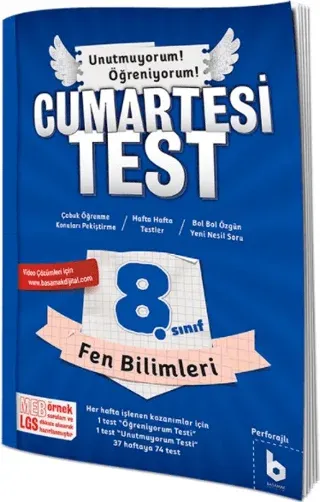 8. Sınıf LGS Fen Bilimleri Cumartesi Test