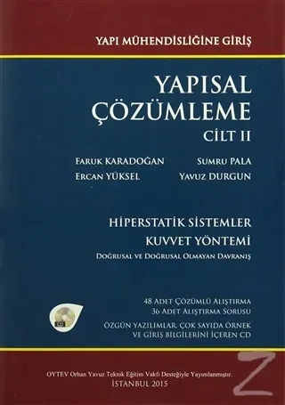 Yapısal Çözümleme Cilt: 2 (Ciltli)