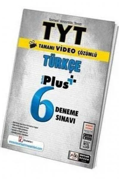 TYT Türkçe 6 Plus Video Çözümlü Deneme